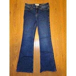 Abercrombie & Fitch Jeans Kids 11/12 Blue High Rise Flare